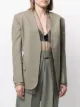 Low Classic layered tulle open-front blazer