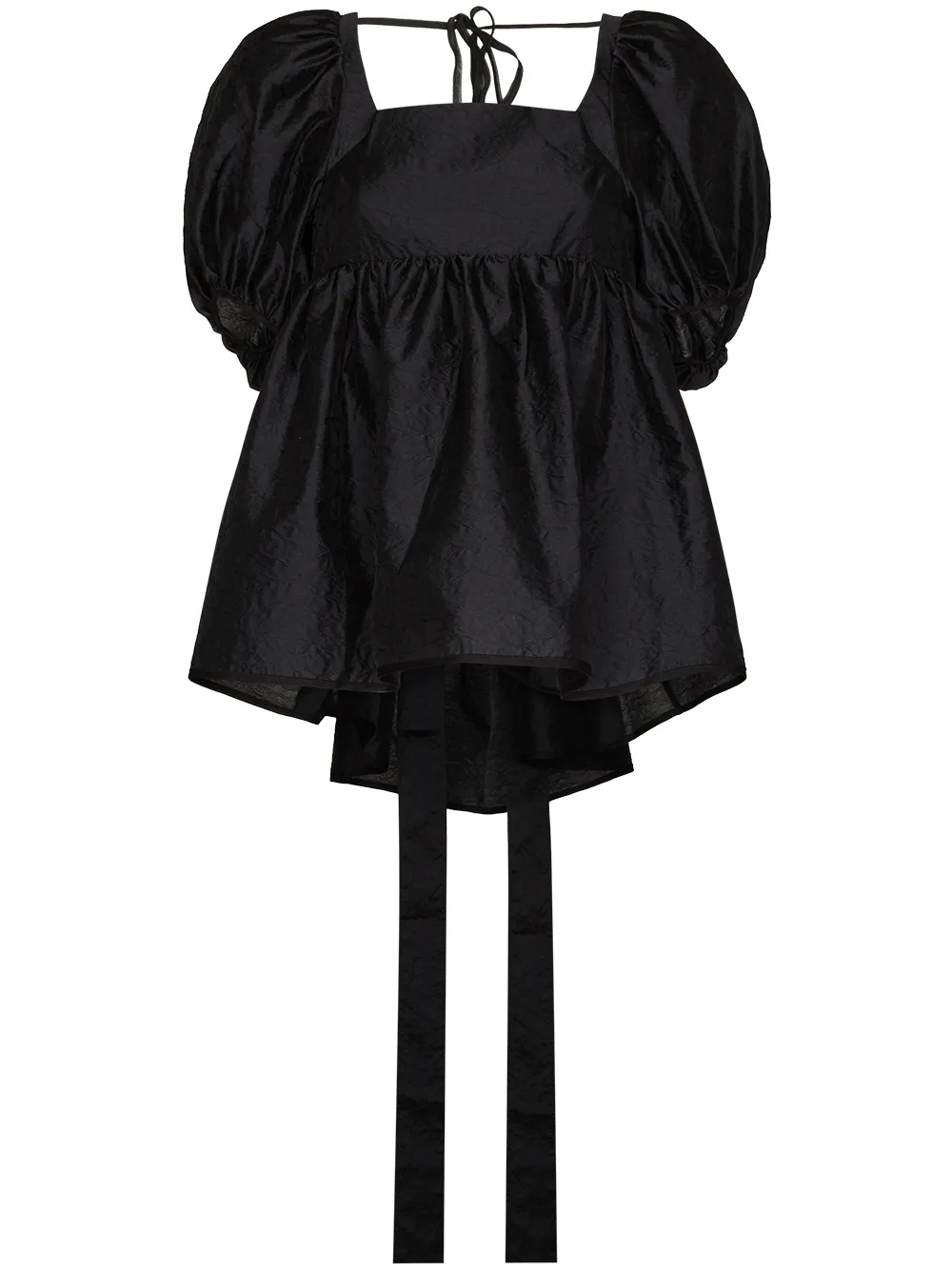 Image 1 of Cecilie Bahnsen Bjork balloon-sleeve peplum blouse