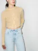 Imagem 2 de Danielle Guizio Cardigan cropped com abotoamento