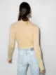 Danielle Guizio Cardigan cropped com abotoamento