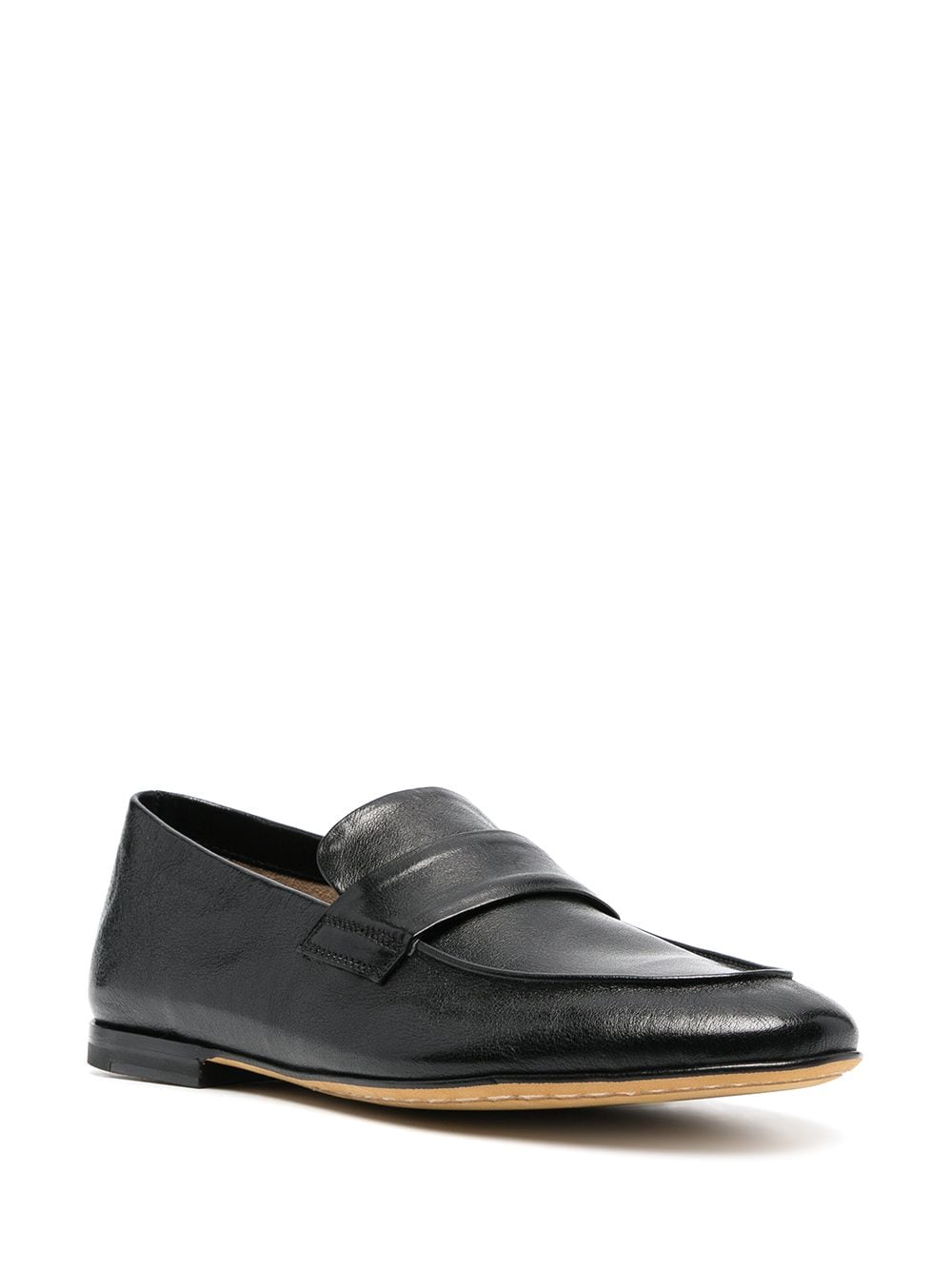 Shop Officine Creative Airto 1 Leather Loafers In Black