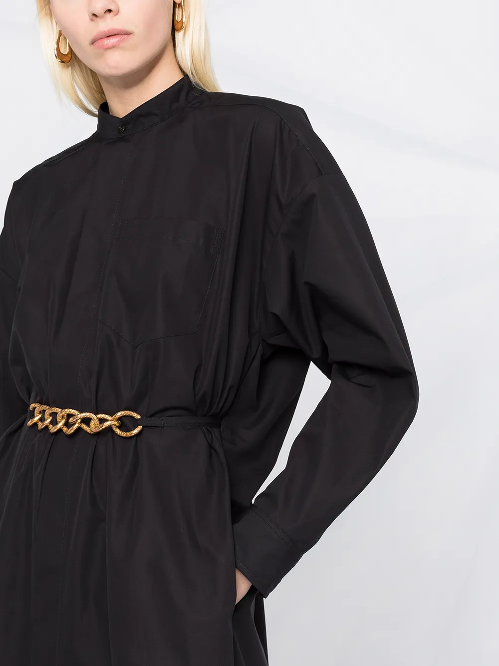 Givenchy Jurk met ketting ceintuur Zwart
