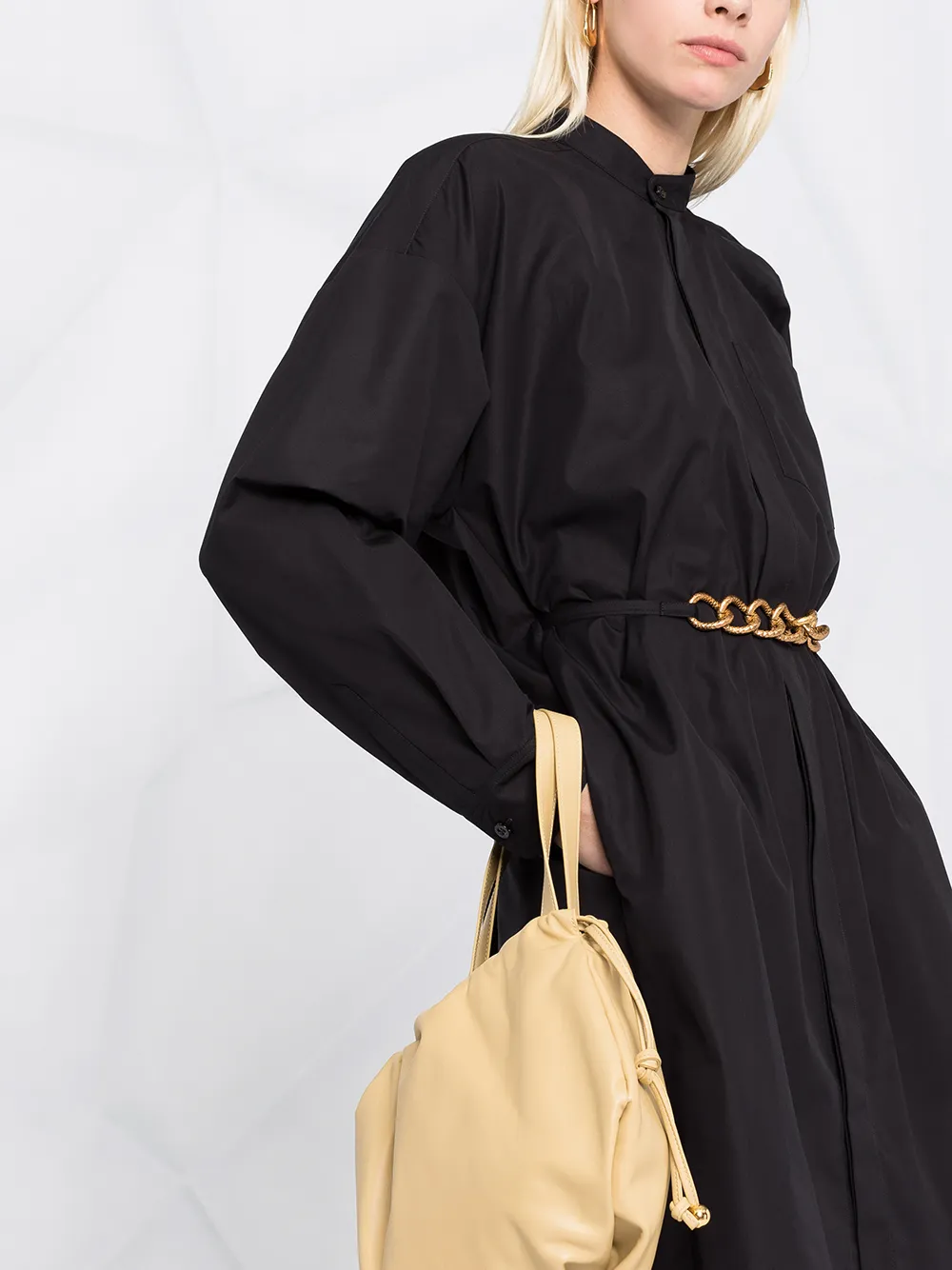 Givenchy Jurk met ketting ceintuur Zwart