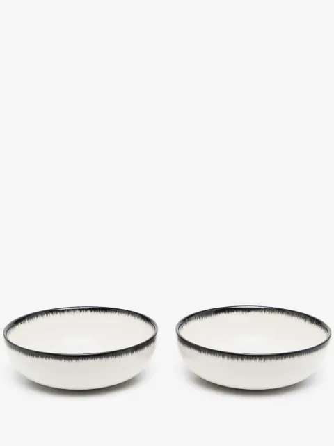 Ann Demeulemeester X Serax set of two high plates
