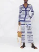 Image 2 of Missoni zig zag pattern knit cropped trousers