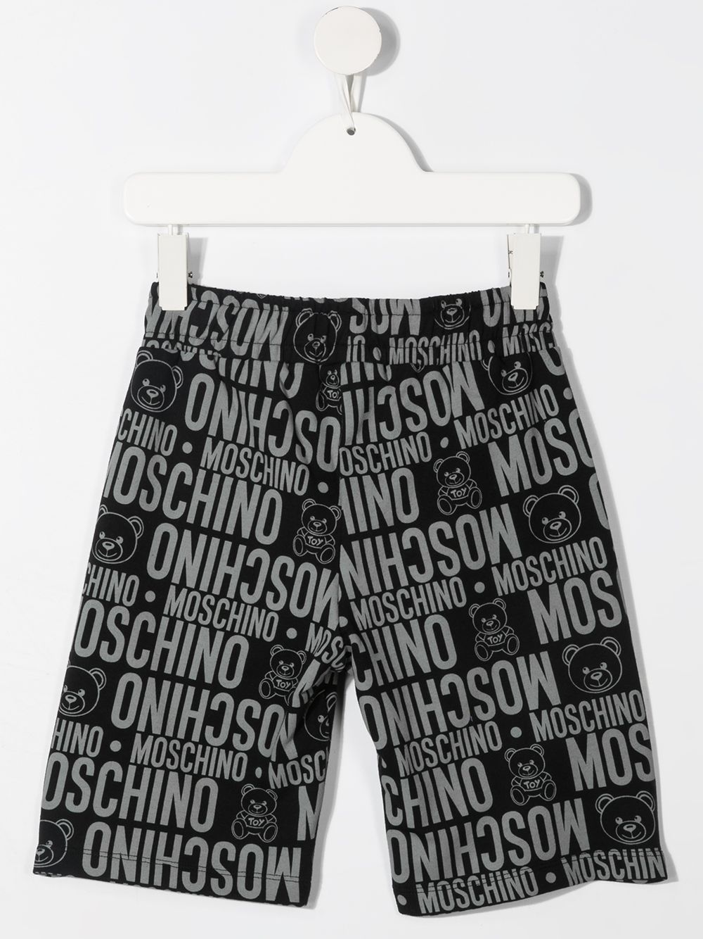 фото Moschino kids шорты с кулиской и логотипом