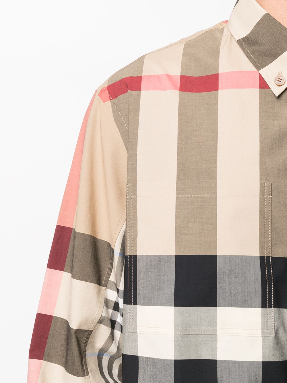 фото Burberry рубашка в клетку vintage check