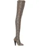 Image 1 of Saint Laurent cloqué thigh boots