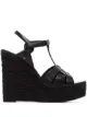 Image 1 of Saint Laurent Tribute 85mm wedge sandals