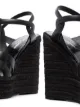 Image 2 of Saint Laurent Tribute 85mm wedge sandals