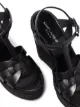 Saint Laurent Tribute 85mm wedge sandals