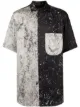 Image 1 of Song For The Mute paint-splatter short-sleeve shirt