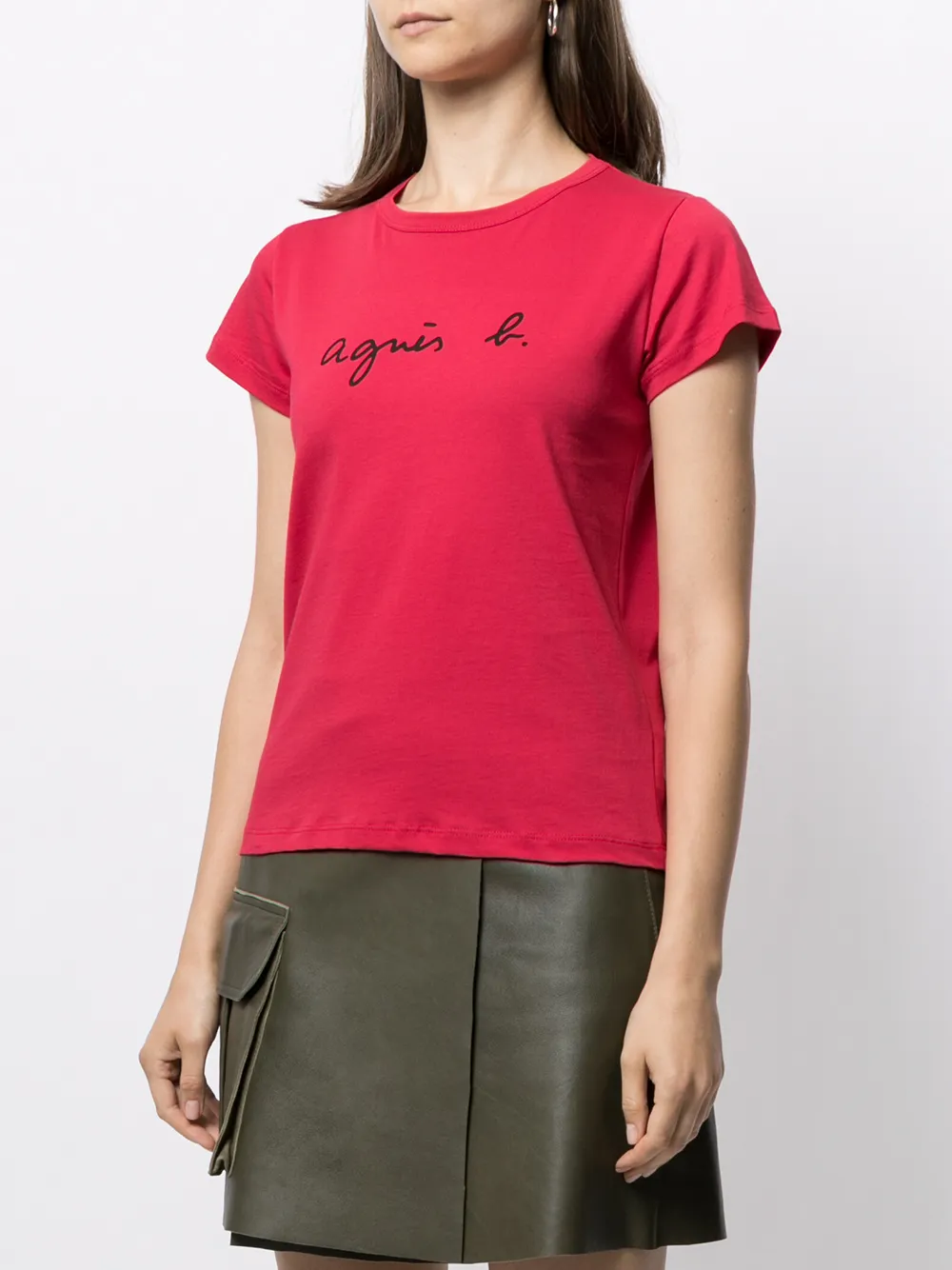 фото Agnès b. футболка с логотипом