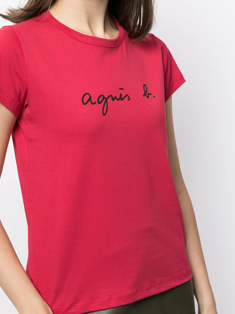 фото Agnès b. футболка с логотипом