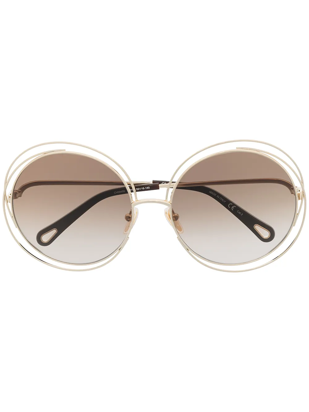 

Chloé Eyewear round-frame sunglasses - Gold