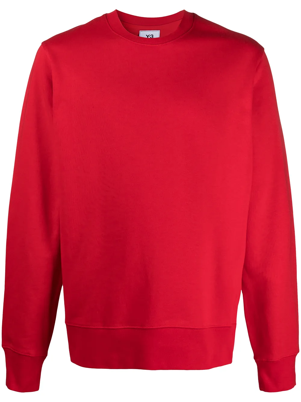 Y-3 толстовка с круглым вырезом и логотипом