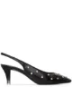 Imagem 1 de Saint Laurent Sapato Carole com tira no tornozelo e salto 60mm