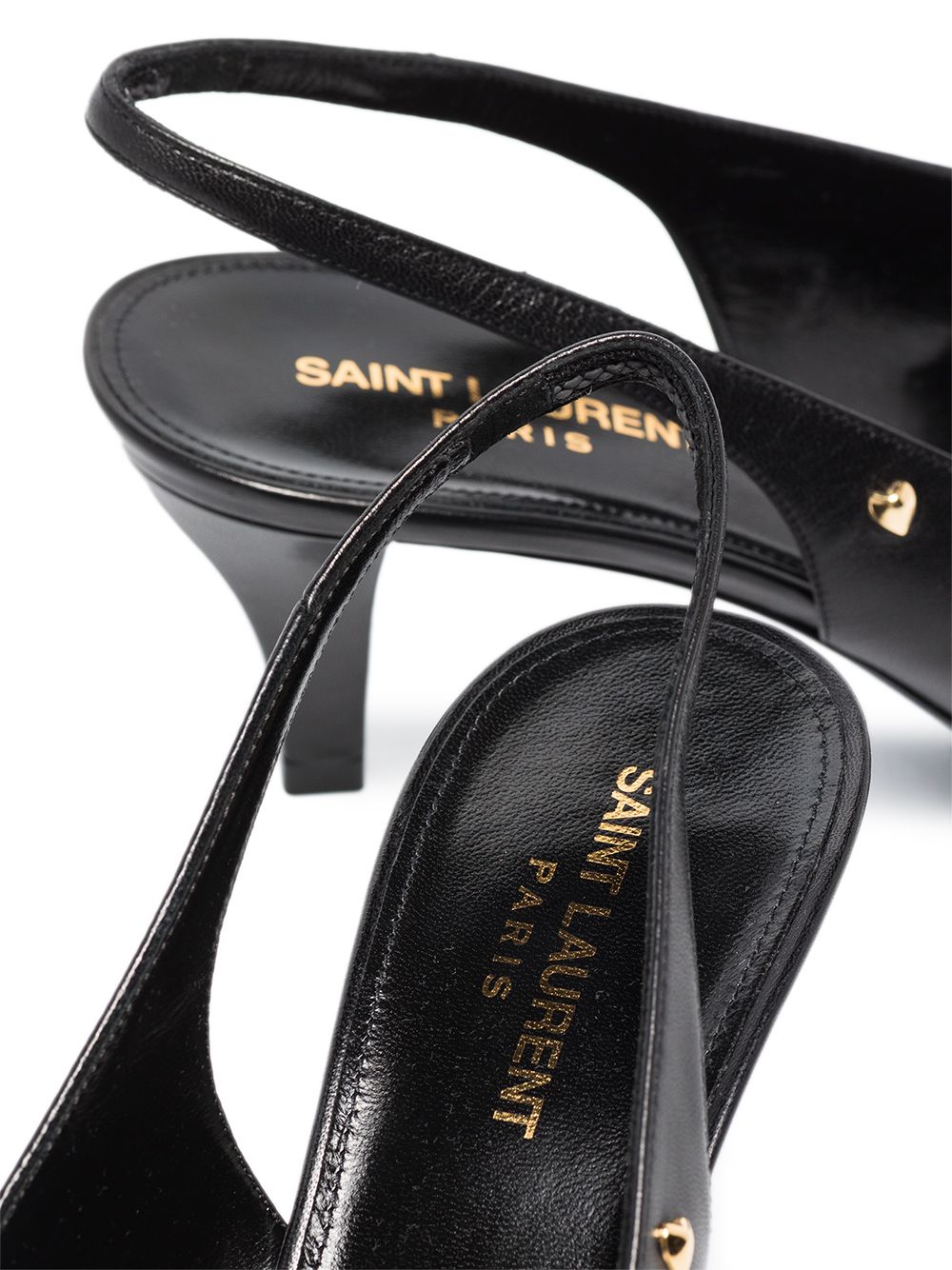 фото Saint laurent туфли carole 60 с ремешком на пятке