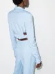 Danielle Guizio cropped cutout blazer jacket