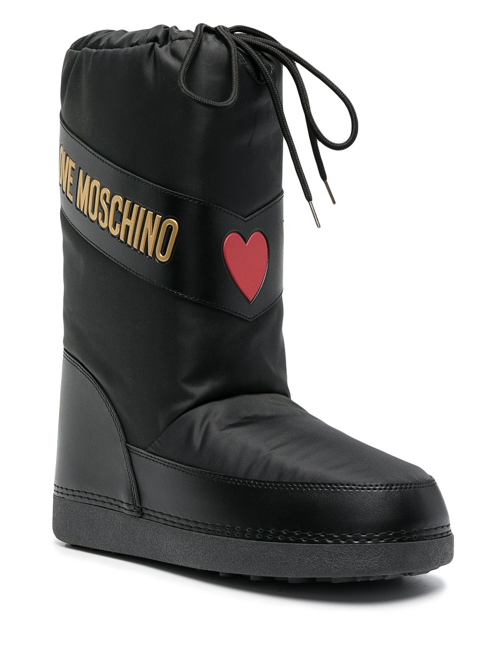 фото Love moschino зимние сапоги с логотипом