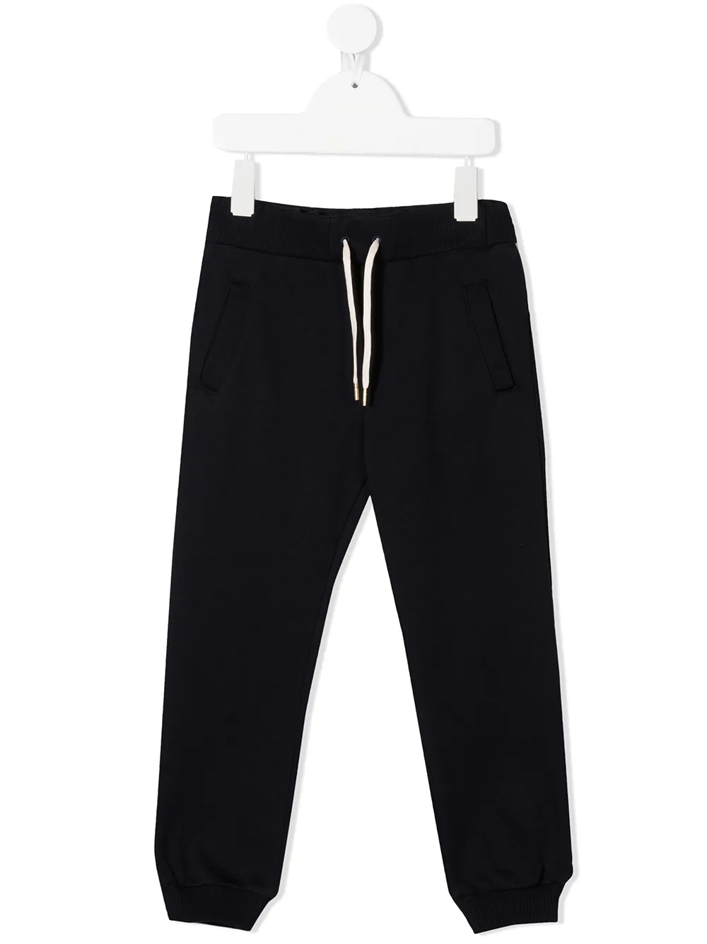 

Chloé Kids rear logo-detail trousers - Blue