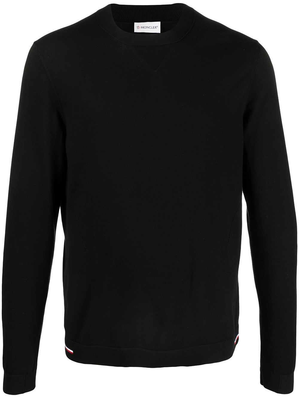 Moncler tricolour-detail crew-neck Jumper - Farfetch