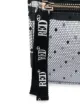 RED(V) transparent polka-dot clutch bag