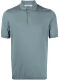 D4.0 short-sleeve fitted polo shirt - Blue