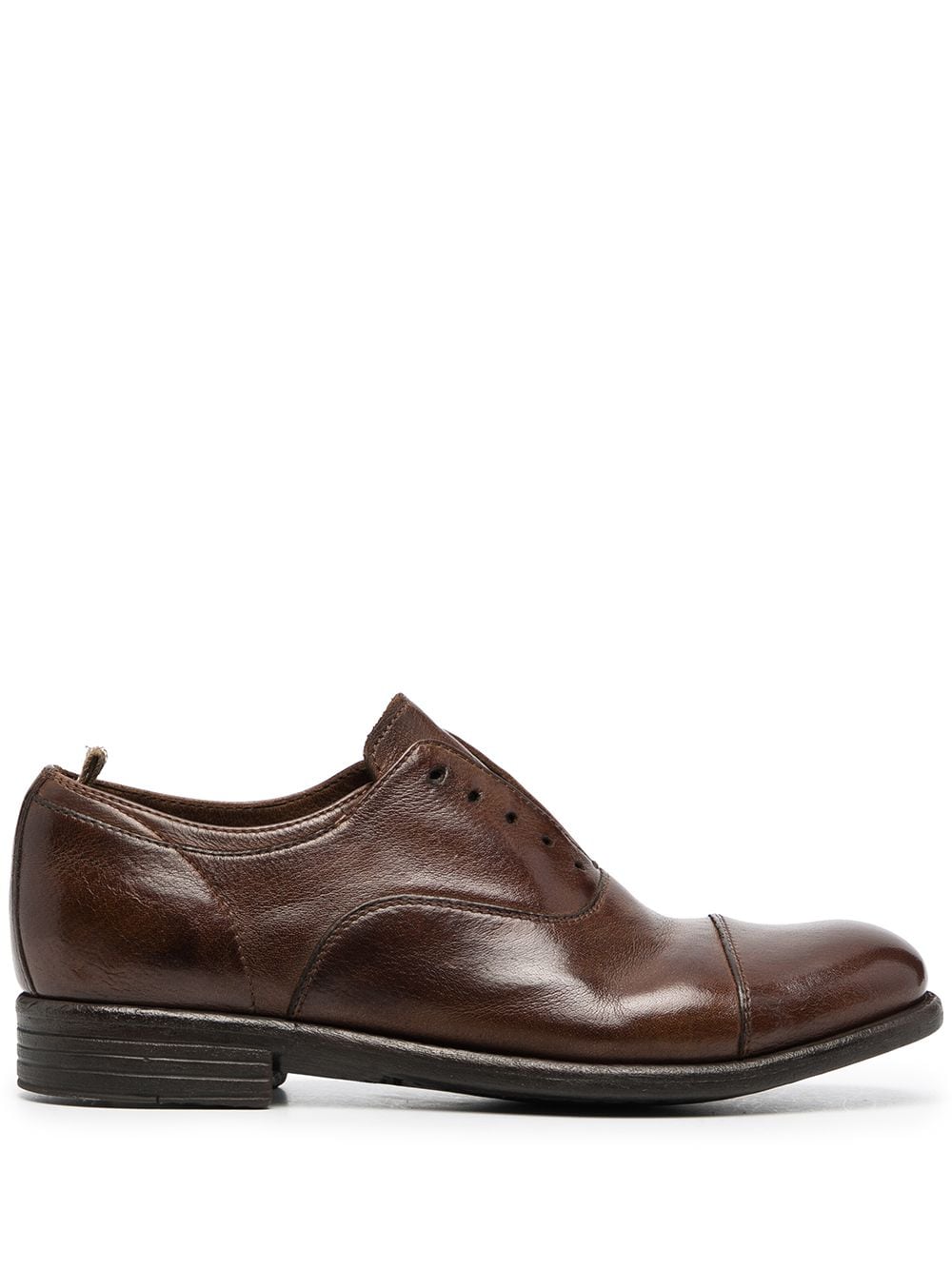 Officine Creative Calixte Slip-on Oxford Shoes In Brown