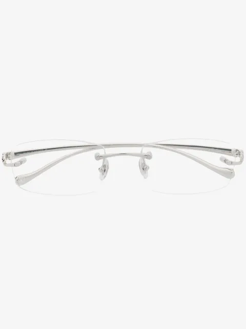 Cartier Eyewear Armação de óculos retangular