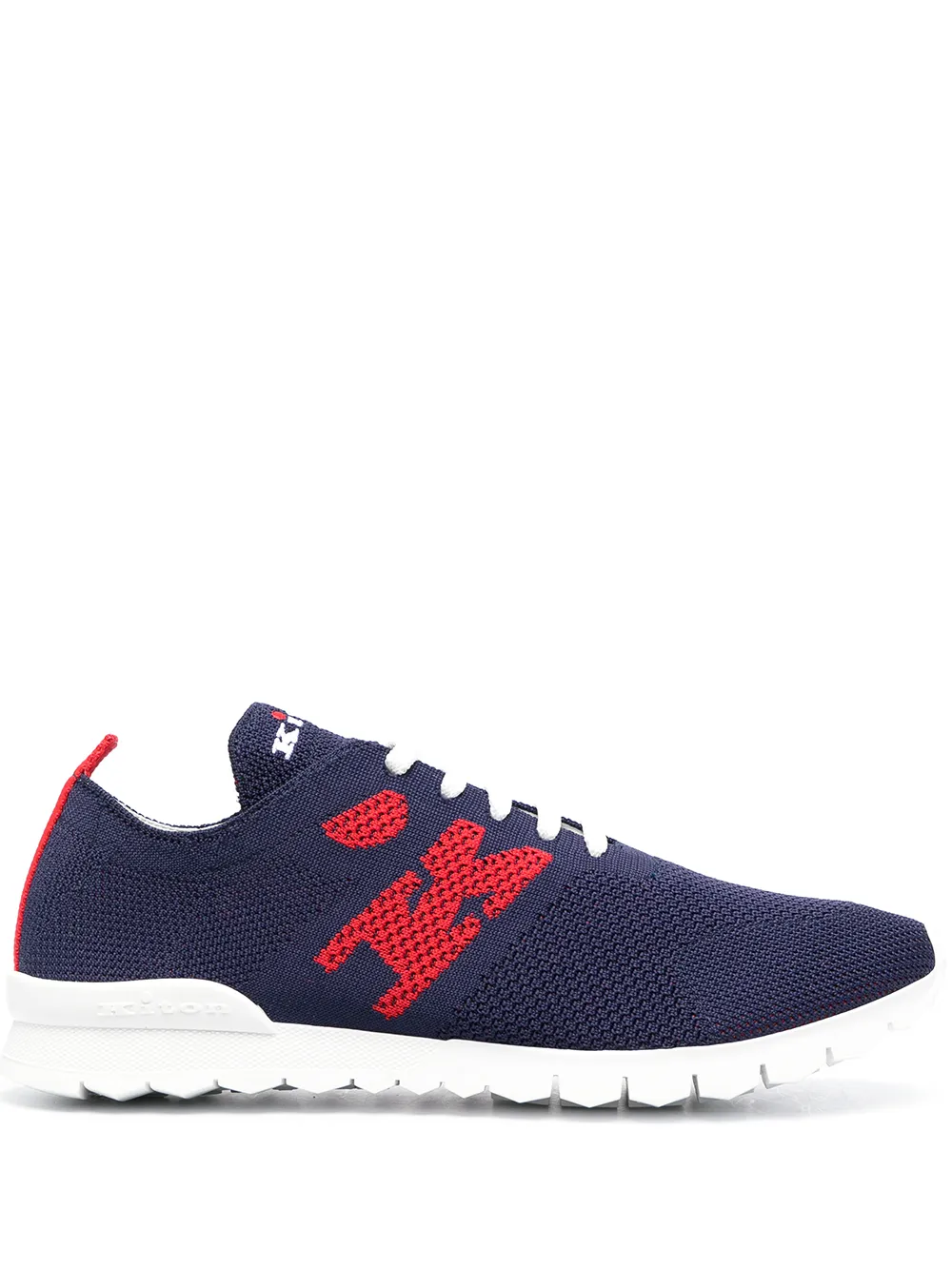

Kiton tenis bajos con logo estampado - Azul