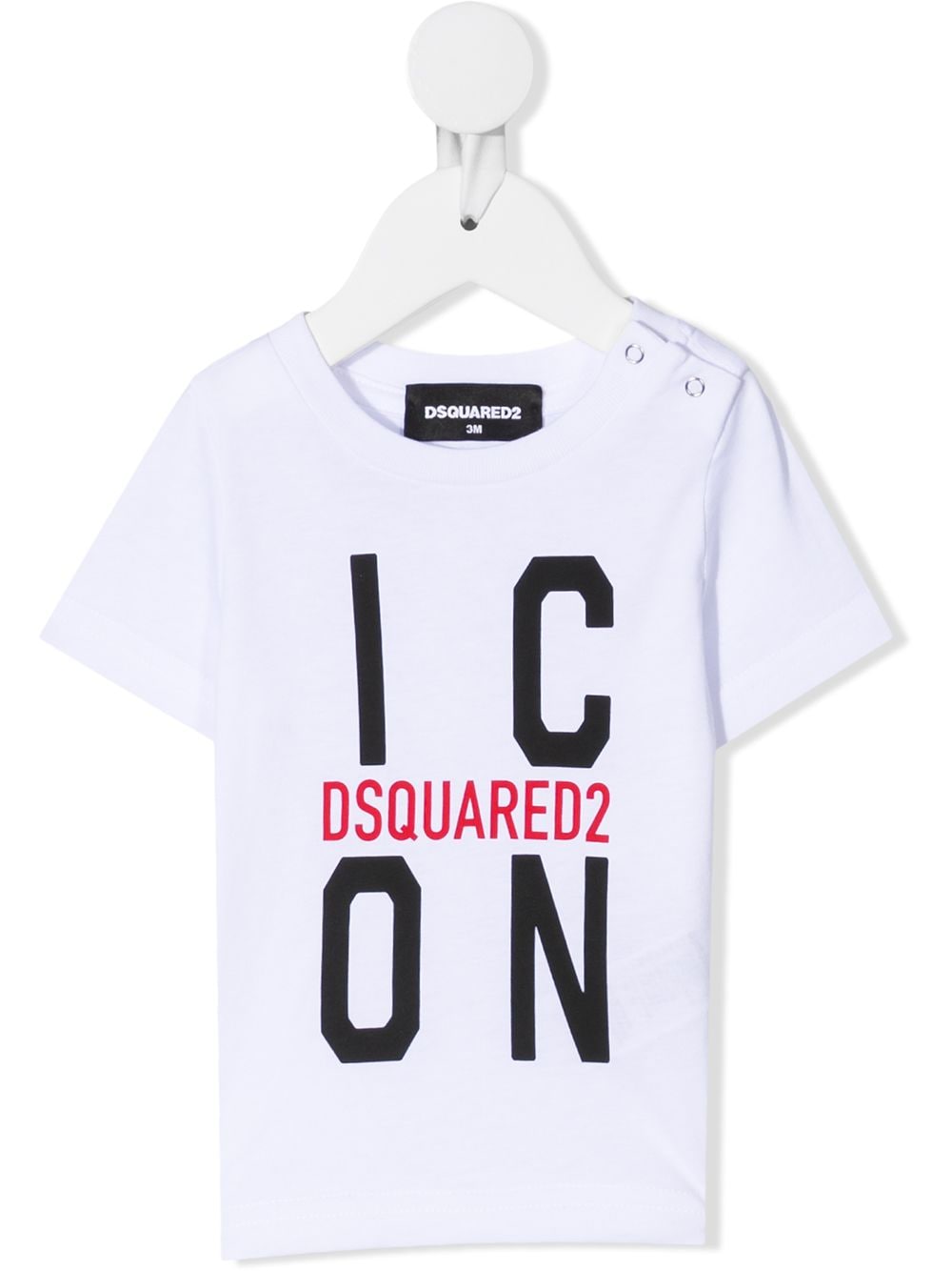 фото Dsquared2 kids футболка с принтом icon