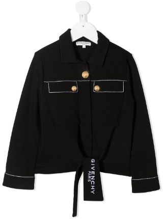 Givenchy Kids two-pocket Knotted Shirt - Farfetch