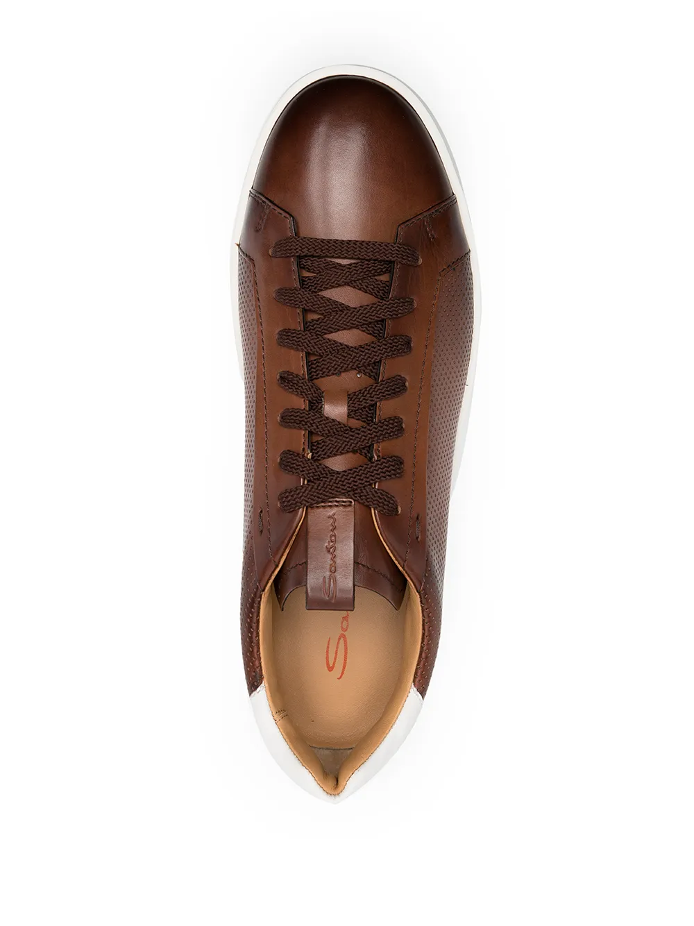 фото Santoni кеды с логотипом