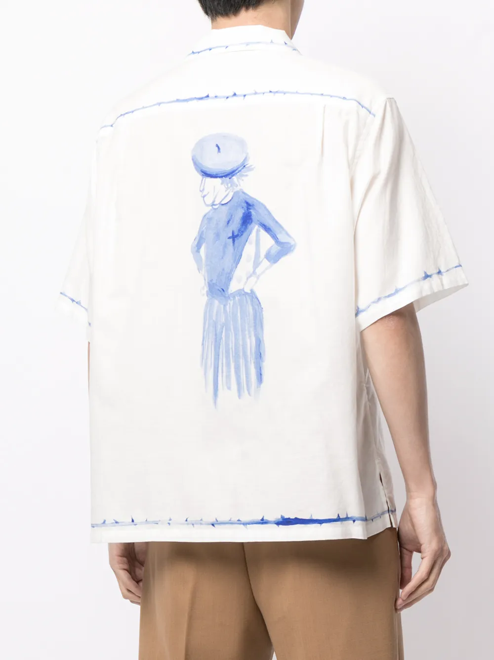 фото Undercover рубашка с принтом пейсли