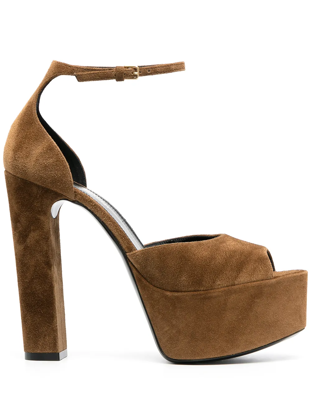 фото Saint laurent босоножки jodie 140 на платформе