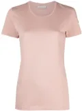 Moncler logo patch T-shirt - Pink