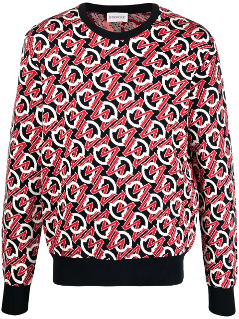 moncler crew neck jumper