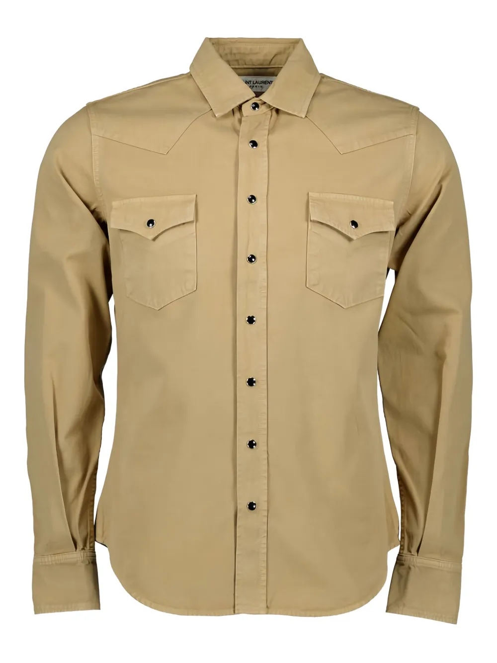 Saint Laurent camisa de mezclilla estilo western | neutro | Image 1