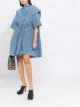 Image 2 of Givenchy distressed scarf detail shirtdress