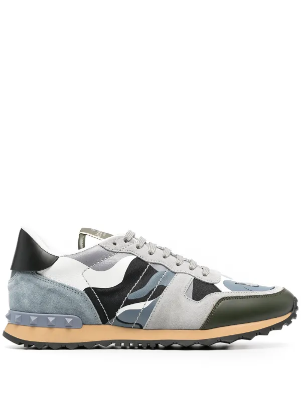valentino shoes blue camo