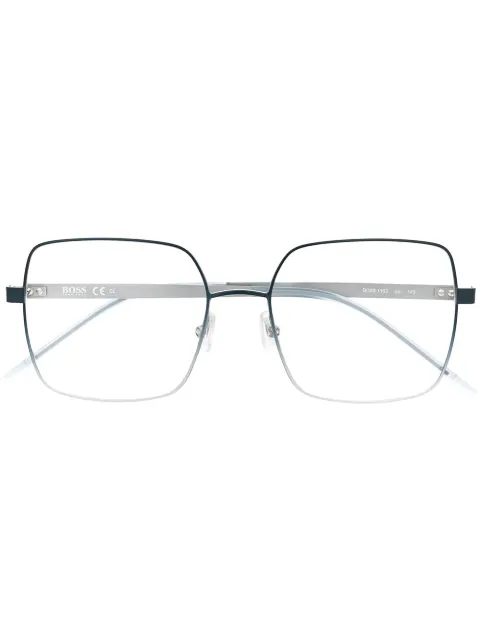 BOSS oversized-frame glasses