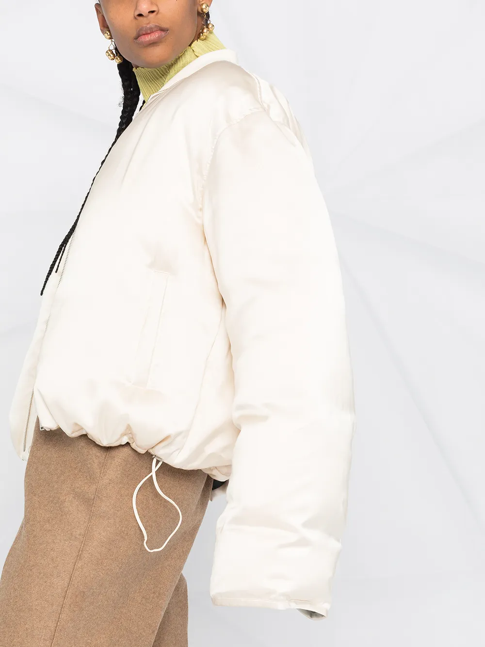 фото Jil sander пуховик с кулиской