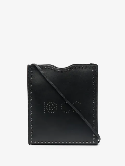 10 CORSO COMO logo-studded leather shoulder bag