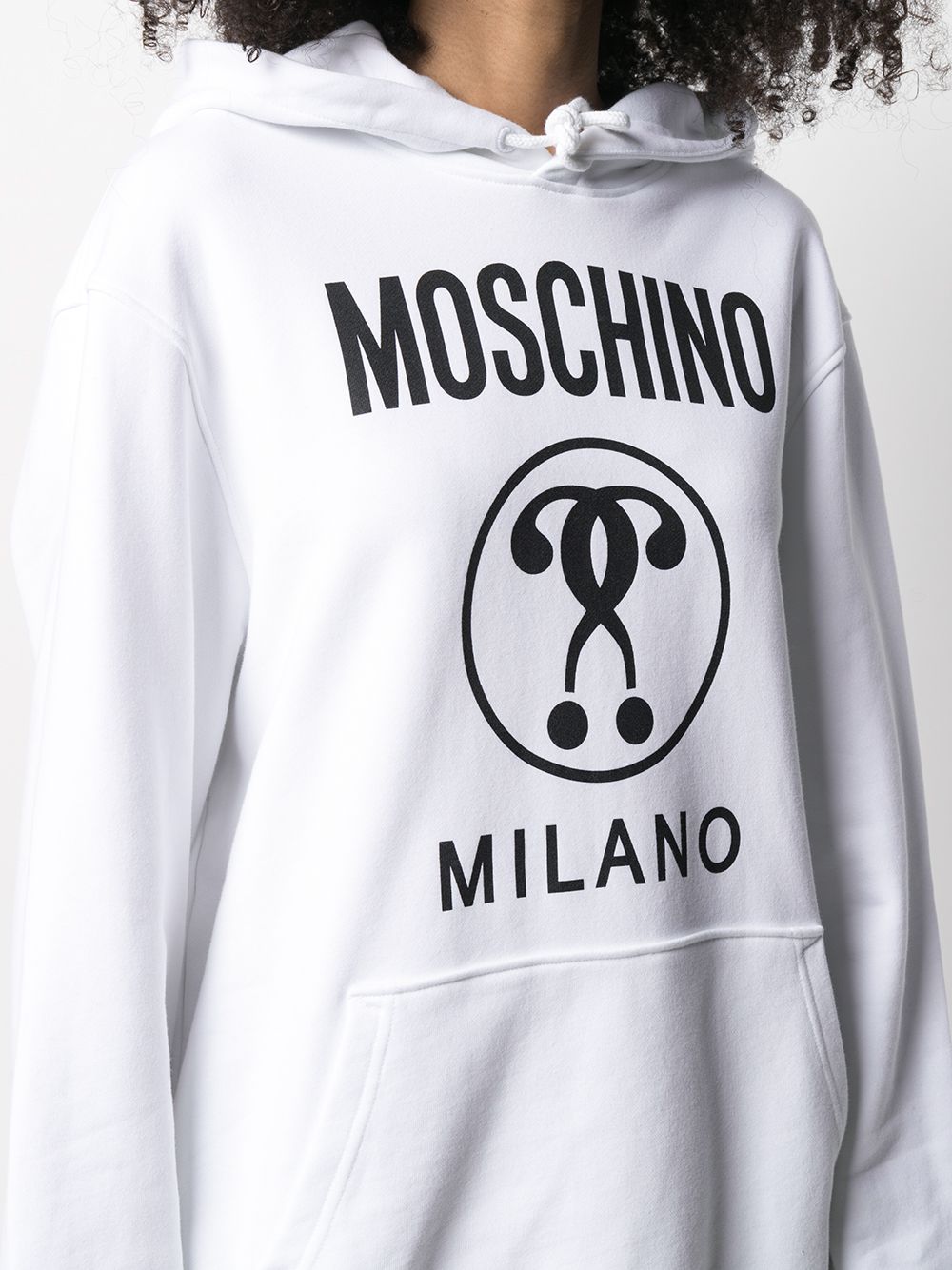 фото Moschino худи с принтом double question mark