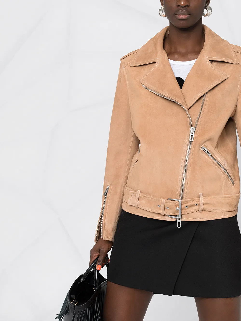 фото Drome zipped biker jacket