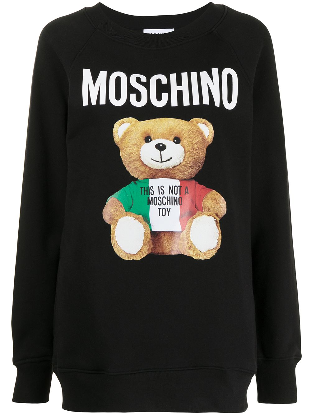 фото Moschino толстовка с принтом teddy bear