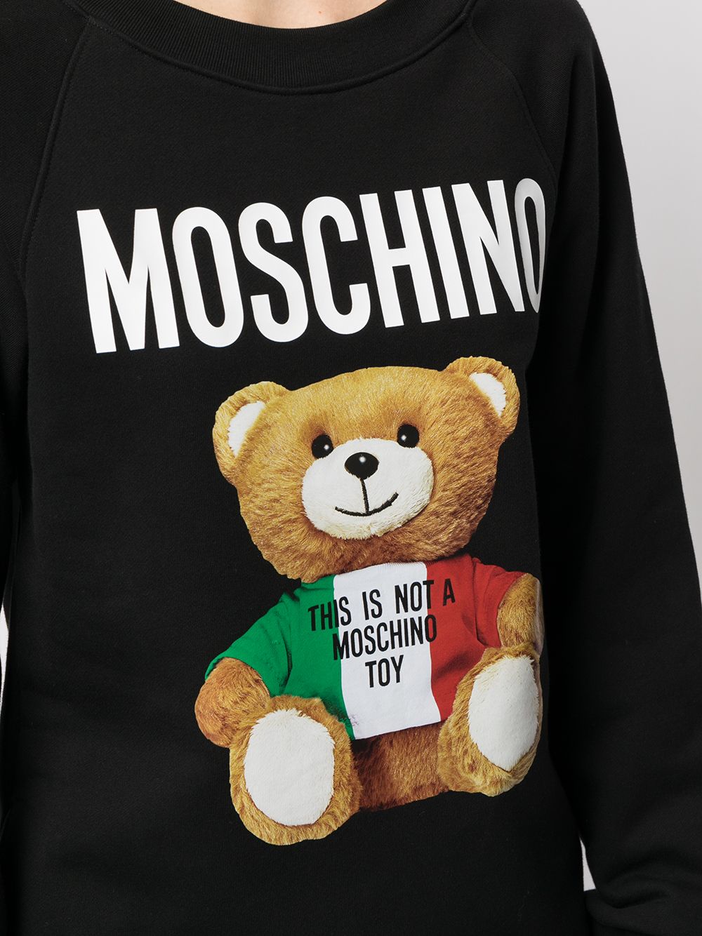 фото Moschino толстовка с принтом teddy bear