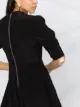 See by Chloé puff-sleeve silk minidress