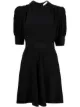Image 1 of See by Chloé puff-sleeve silk minidress